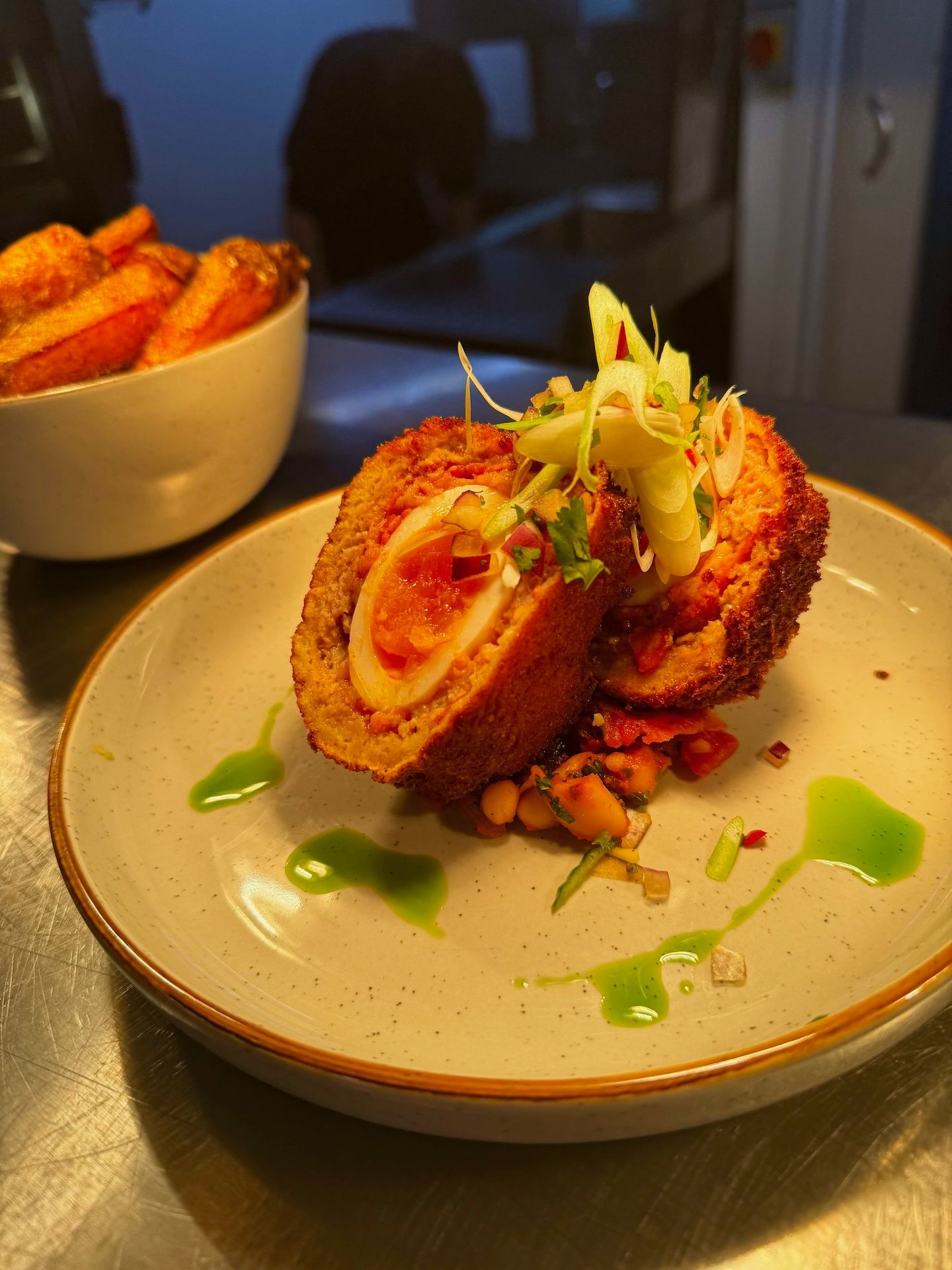 Homemade scotch egg